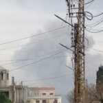 غارة اسرائيلية تدمّر سنتر حسن وحسين دخل الله جمعة  في كفركلا  – كفركلا