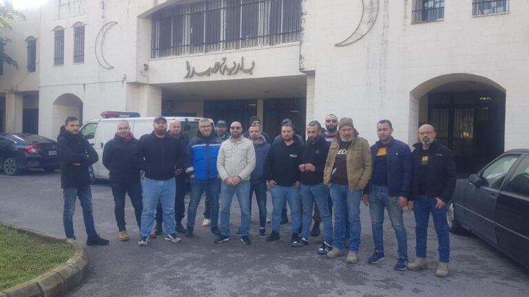 وقفة احتجاجية لعناصر شرطة بلدية صيدا ناشدوا فيها المعنيين لتحسين اوضاعهم – PHOTO 2024 02 20 19 06 30