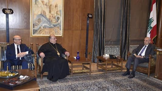 بري عرض للأوضاع والمستجدات مع زواره – بري 1