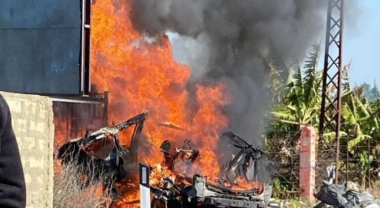 إستهداف “كرافان” في الهبارية – israel lebanon 1