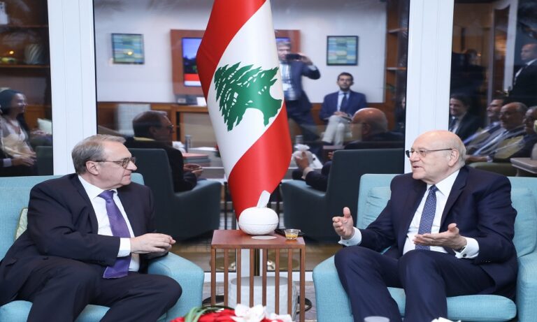 ميقاتي يلتقي نائب وزير الخارجية الروسي : نقدّر دعم روسيا المستمر للبنان
