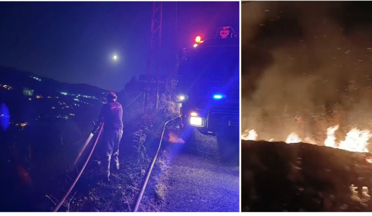 حريق كبير في طورزيا الجبيلية 1 حريق كبير في طورزيا الجبيلية – حريق