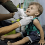 الأمم المتحدة تبدأ حملة التطعيم في غزة – شلل الاطفال