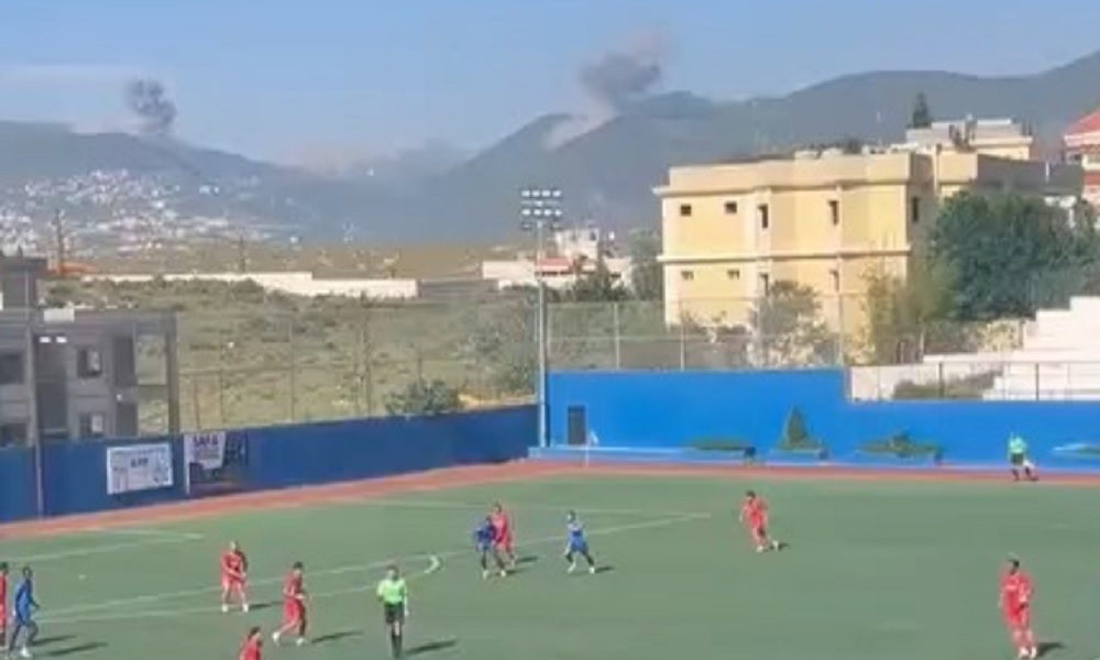 بالفيديو: مباراة كرة قدم على وقع الغارات في الجنوب – 505