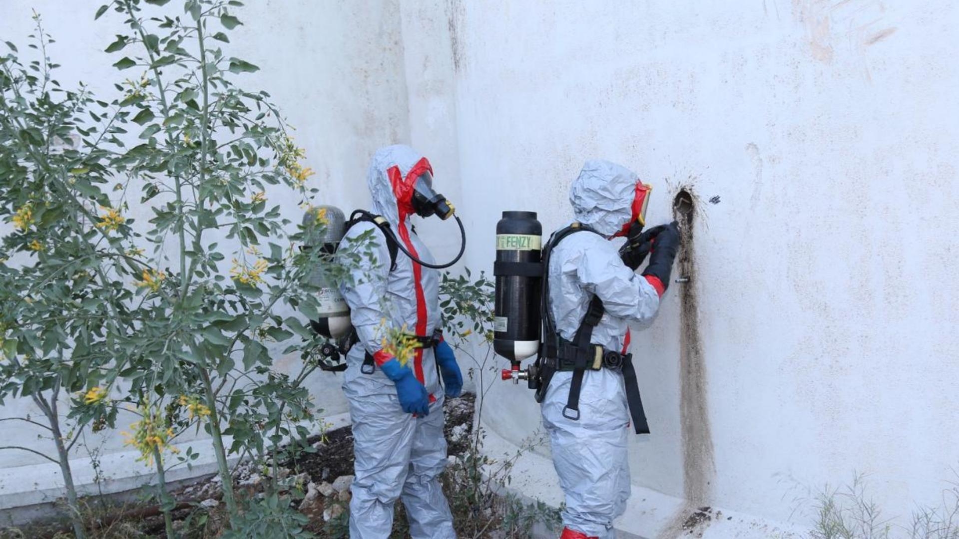 بالصور : مهمة نوعية للدفاع المدني في حرم إهراءات مرفأ بيروت – الدفاع المدني