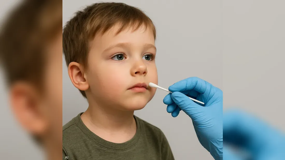 "مسحة خد الأطفال" قد تكشف عن مرض خطير! – طفل