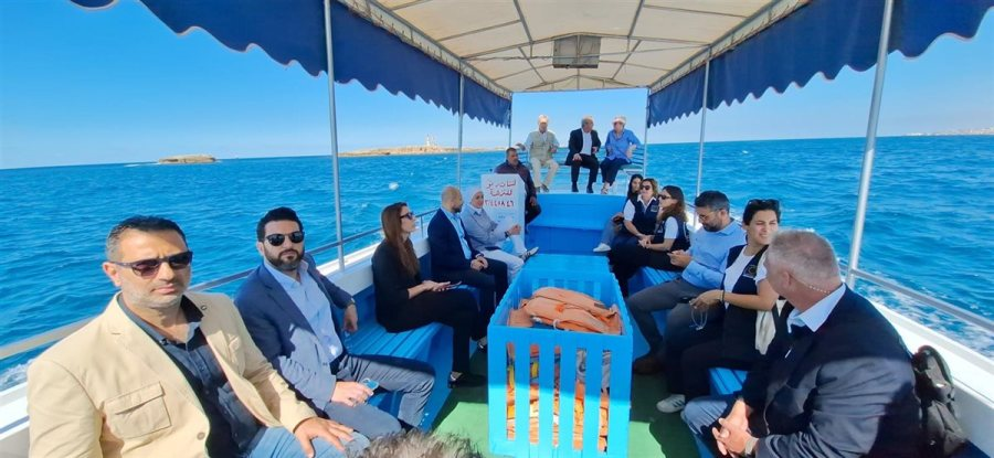 سفيرة الإتحاد الأوروبي تتفقد “صخرة جزيرة صيدا” وتبحث مع البلدية سبل تطويرها سياحيا وبيئيا