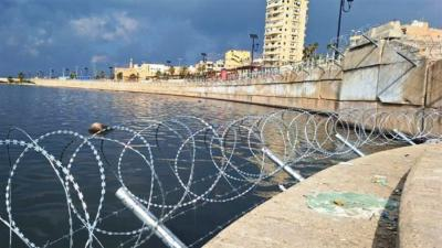 توضيح من بلدية صيدا عن الشريط الشائك بين حوض المرفأ والكورنيش الجديد