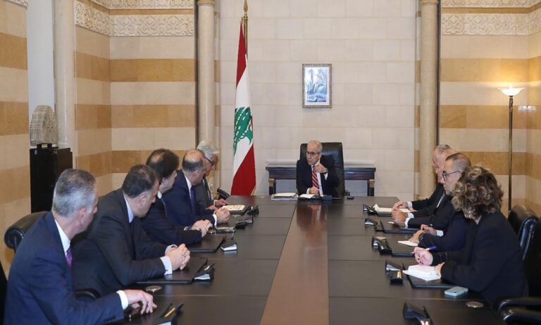 استقبل رئيس مجلس الوزراء نواف سلام، وفدًا من جمعية المصارف برئاسة سليم صفير