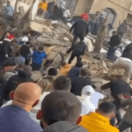 انهيار مبنى في طرابلس
