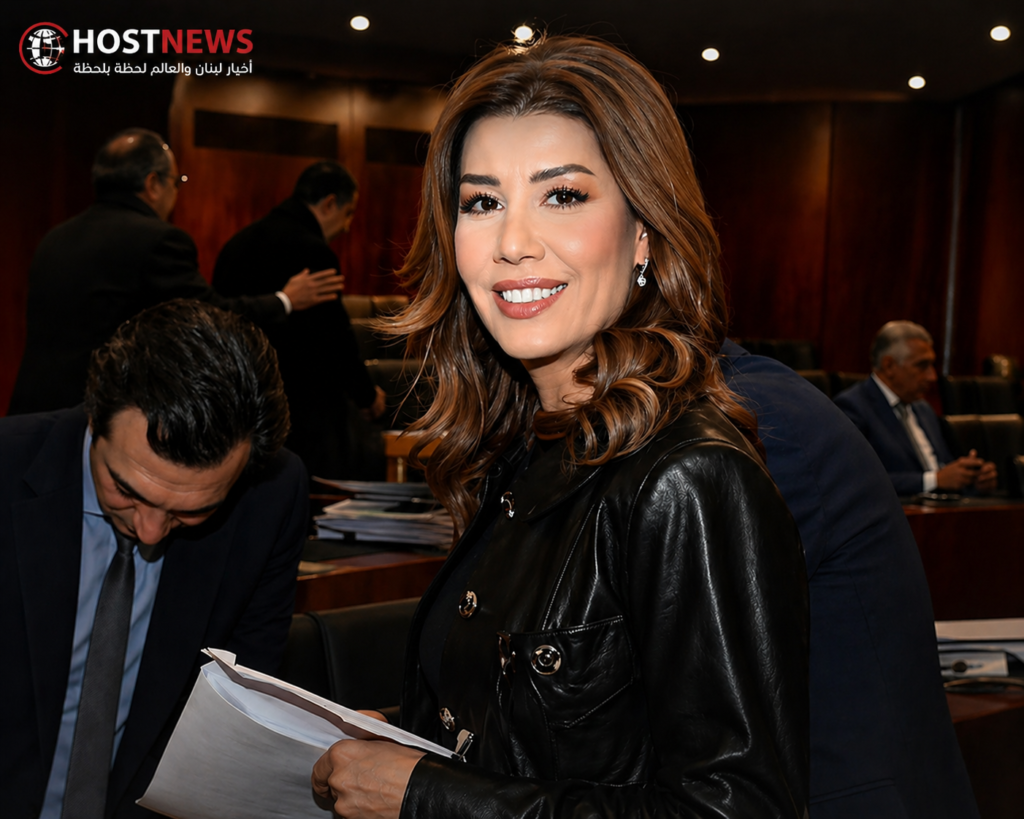 النائب بولا يعقوبيان خلال لقاء مع لبنانيين مغتربين عبر تقنية زوم