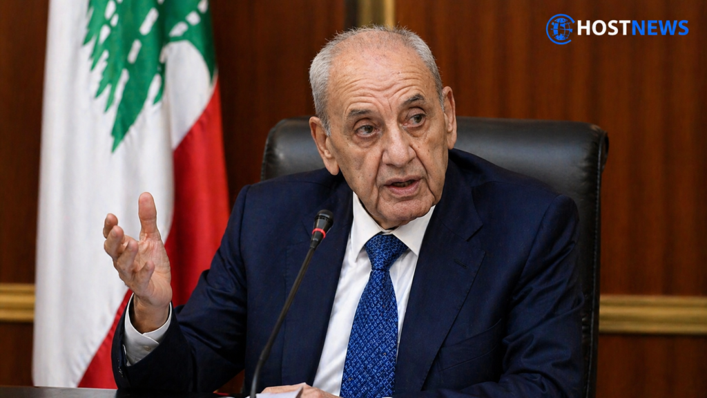 رئيس مجلس النواب نبيه بري في عين التينة خلال لقاء مع زواره