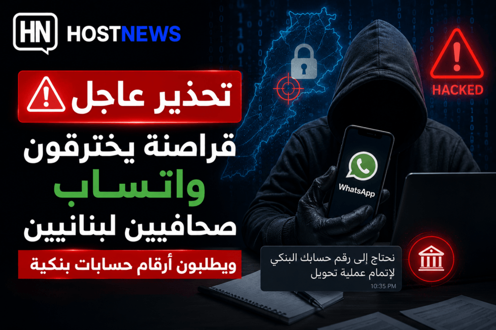 تحذير عاجل: قراصنة يخترقون واتساب صحافيين لبنانيين ويطلبون أرقام حسابات بنكية