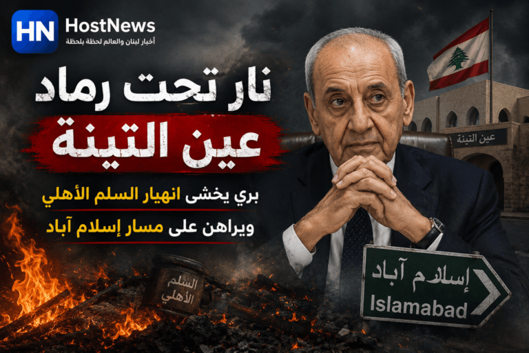 نار تحت رماد عين التينة: بري يخشى انهيار السلم الأهلي ويراهن على مسار إسلام آباد