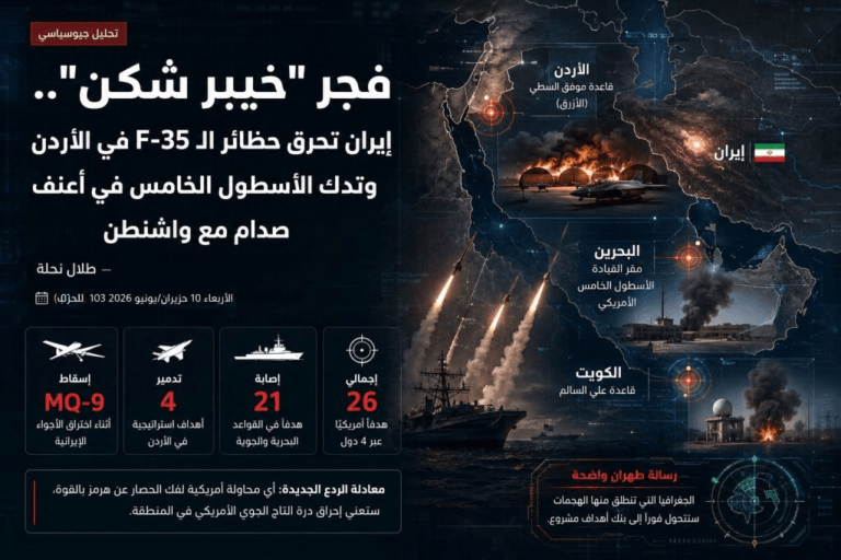 فجرُ “خيبر شكن”: إيران تدكّ قواعد واشنطن في البحرين والأردن!/ طلال نحلة