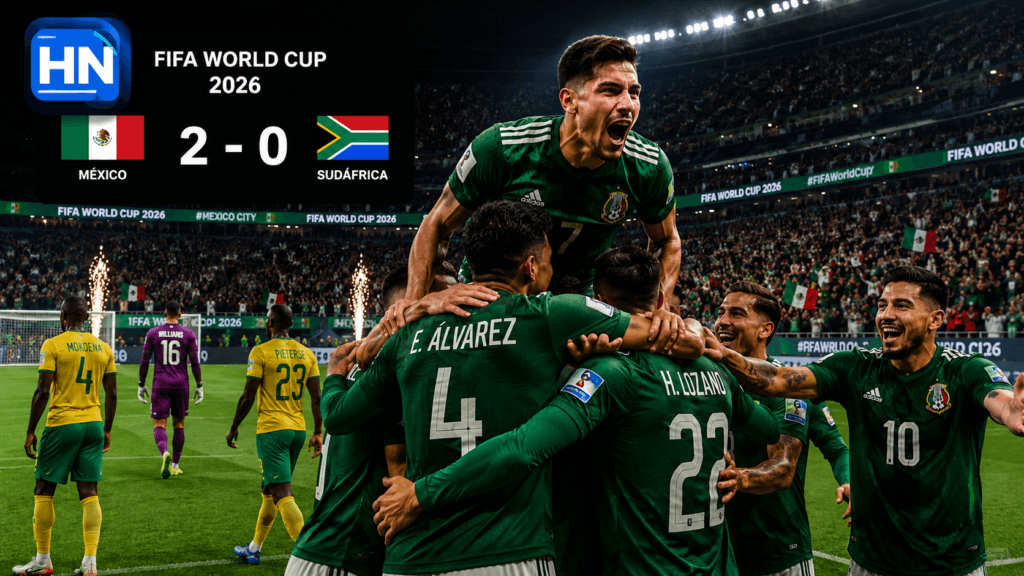 المكسيك تكسر عقدة 92 عاماً وتفوز 2-0 على جنوب أفريقيا في افتتاح كأس العالم 2026 وسط 3 بطاقات حمراء – image 6