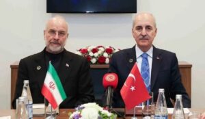 رئيس البرلمان التركي: نقف إلى جانب إيران حكومةً وشعباً