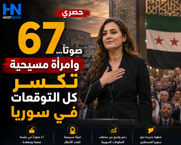 67 صوتاً… وامرأة مسيحية تكسر كل التوقعات في سوريا