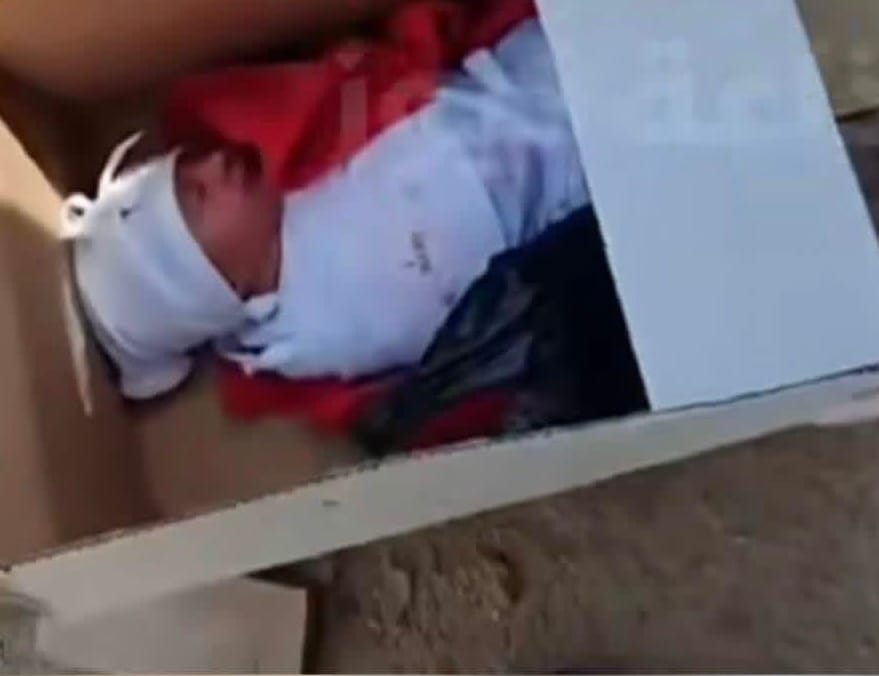 العثور على طفل حديث الولادة داخل كرتونة … «وحليبه معه»