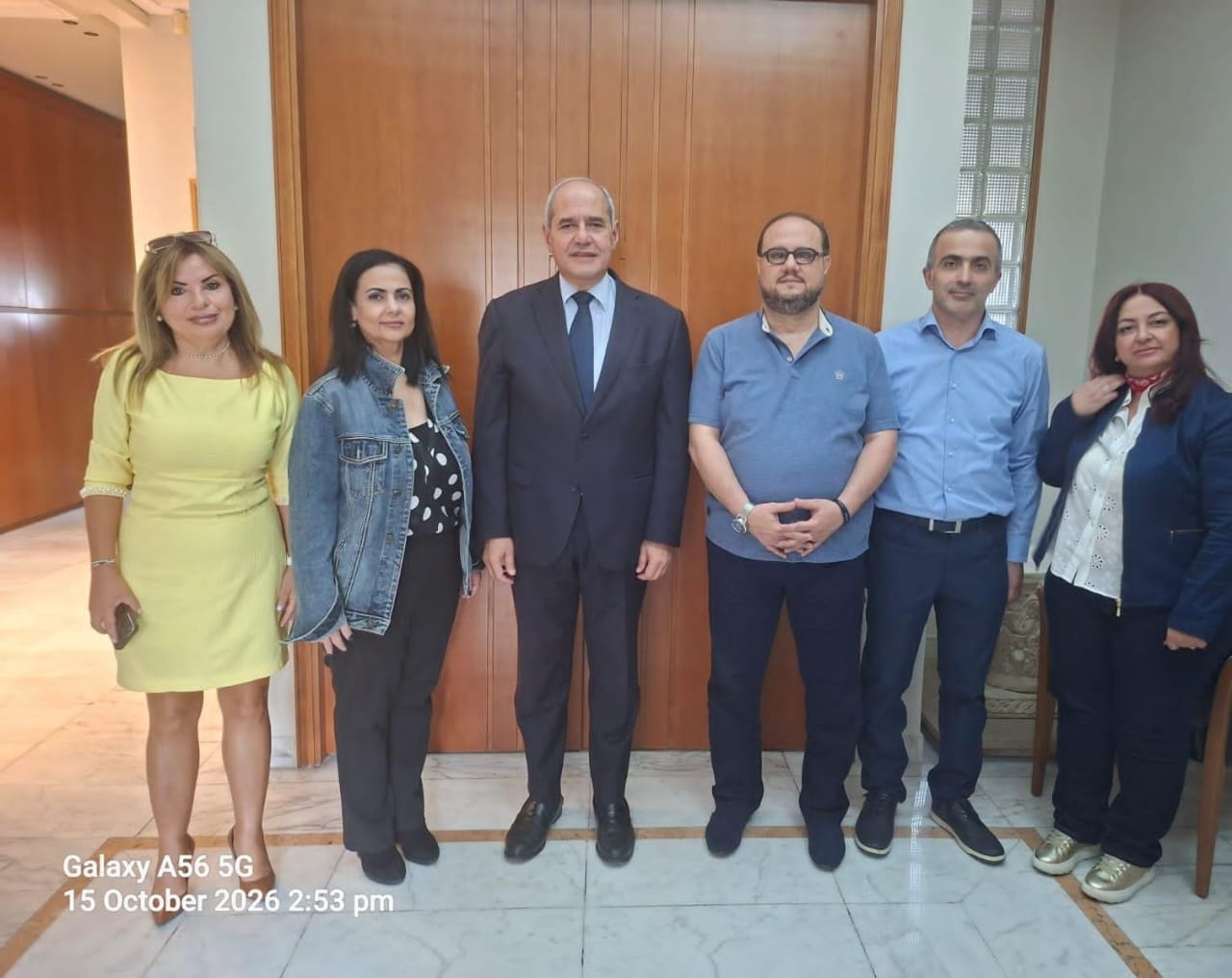 رابطة موظفي ومستخدمي المركز التربوي بحثت مع النائب خلف ملف التقاعد.